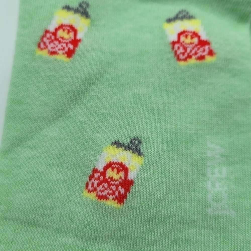 J Crew beer cans Crew socks